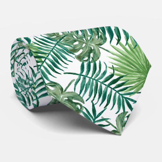 Tropisch Oerwoud lekt Stropdas (Opgerold)