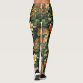 Tropisch Oerwoud Leopard All-Over-Print Leggings (Achterkant)