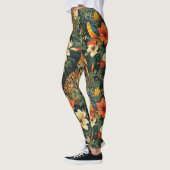 Tropisch Oerwoud Leopard All-Over-Print Leggings (Links)