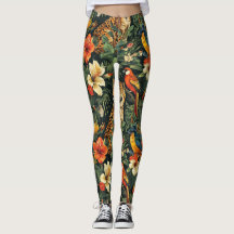 Tropisch Oerwoud Leopard All-Over-Print Leggings