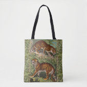 Tropisch Oerwoud Leopard Tiger Tote Bag (Voorkant)