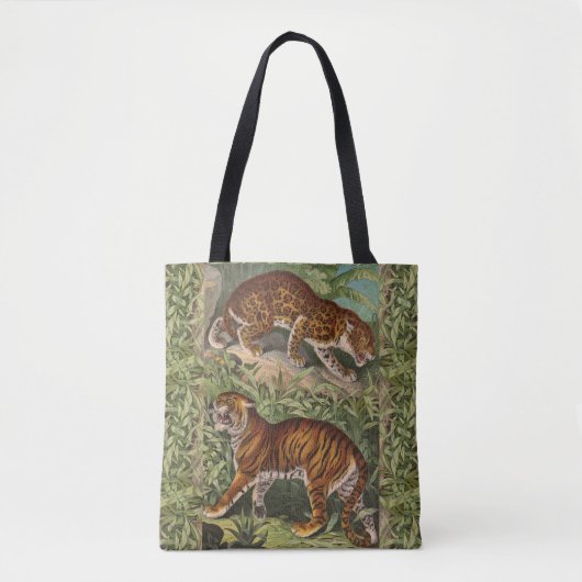  Tropisch Oerwoud Leopard Tiger Tote Bag (Voorkant)