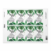 Tropisch Oerwoud Logo Bedrijf Professional Busines Etiket (Full Sheet)