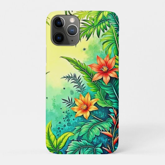 Tropisch Oerwoud Lush Paradise Design Case-Mate iPhone Case (Achterkant)