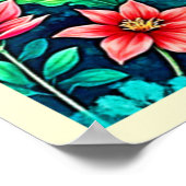 Tropisch Oerwoud Lush Paradise Design Poster (Hoek)