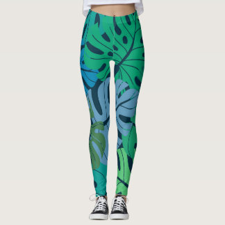 Tropisch Oerwoud Naadloos Patroon Leggings