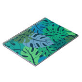 Tropisch Oerwoud Naadloos Patroon Notitieboek (Linkerzijde)