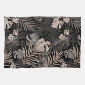 Tropisch Oerwoud Nachtbladeren 8 - Herhaling Theedoek (Horizontaal)