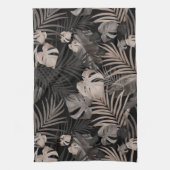 Tropisch Oerwoud Nachtbladeren 8 - Herhaling Theedoek (Verticaal)