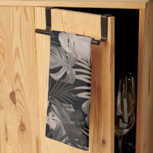 Tropisch Oerwoud Nachtbladeren 8 - Herhaling Theedoek