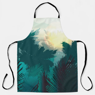 Tropisch Oerwoud:  ochtendlandschap. Schort