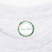 Tropisch Oerwoud palmpatroon Labels (Aangebracht)