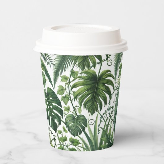 Tropisch Oerwoud Papieren Bekers (Links)