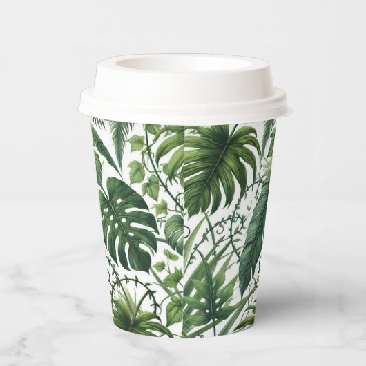 Tropisch Oerwoud Papieren Bekers (Rechts)