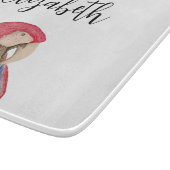 Tropisch Oerwoud Parrot Tekening Kleurrijke Macaw Snijplank (Hoek)