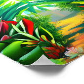 Tropisch oerwoud poster (Hoek)