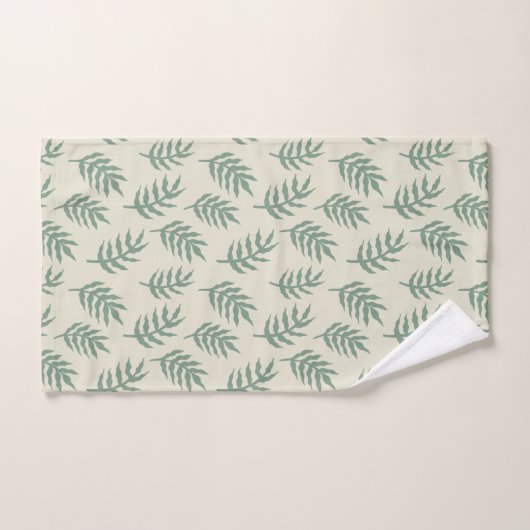 Tropisch Oerwoud Rainforest Fern leveert patroon Bad Handdoek (Handdoek)