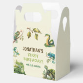 Tropisch Oerwoud Reptiel Kids Verjaardagsfeest Bedankdoosjes (Geopend)