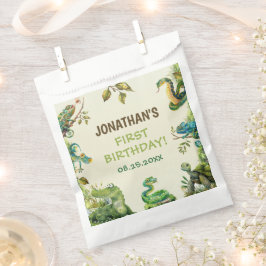 Tropisch Oerwoud Reptiel Kids Verjaardagsfeest Bedankzakje