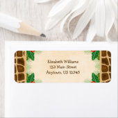 Tropisch Oerwoud Return-adres Etiket (Insitu)