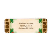 Tropisch Oerwoud Return-adres Etiket (Voorkant)