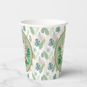 Tropisch Oerwoud Safari Animals Boy Baby shower Papieren Bekers (Rechts)