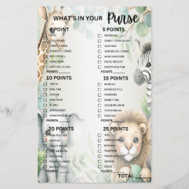 Tropisch Oerwoud Safari Animals Green Leaves Party