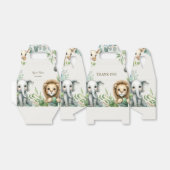 Tropisch Oerwoud Safari Animals Green Leaves Party Bedankdoosjes (Uitgevouwen)