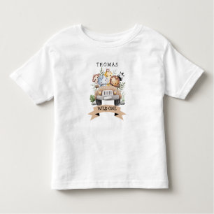 Tropisch Oerwoud Safari Animals Party Kinder Shirts