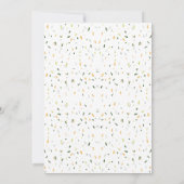 Tropisch Oerwoud Safari Baby shower Kaart (Achterkant)