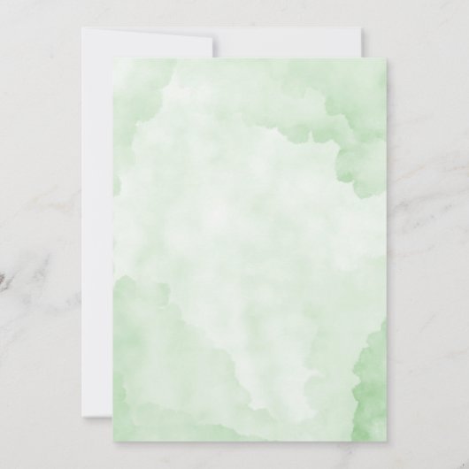 Tropisch Oerwoud Safari Dieren Jongen Baby shower  Kaart (Achterkant)