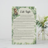 Tropisch Oerwoud Safari Dieren Links Rechts spel (Staand voorkant)