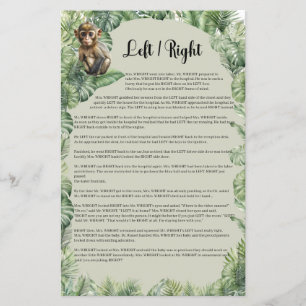 Tropisch Oerwoud Safari Dieren Links Rechts spel