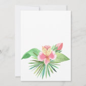 Tropisch Oerwoud Safari eerste verjaardag Kaart (Achterkant)