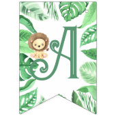 Tropisch Oerwoud Safari eerste verjaardag Vlaggetjes (Derde vlag)