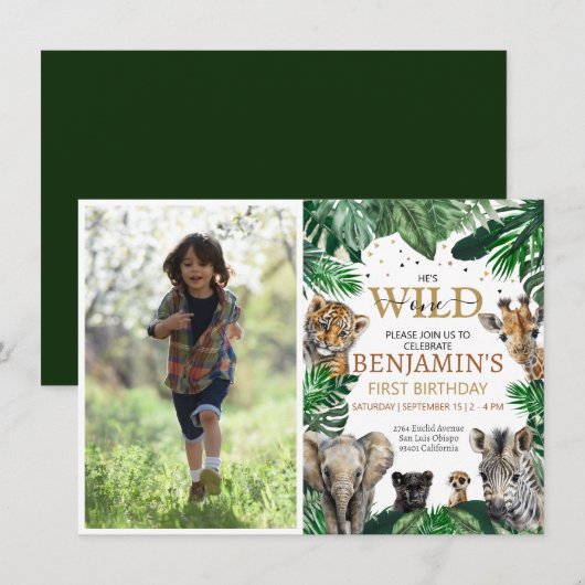 Tropisch Oerwoud Safari Kaart (Voorkant / Achterkant)