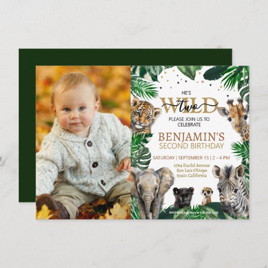 Tropisch Oerwoud Safari Kaart (Voorkant / Achterkant)