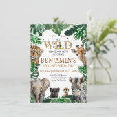 Tropisch Oerwoud Safari Kaart (Staand voorkant)