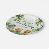 Tropisch Oerwoud Safari Papieren Bordje (Gekanteld)