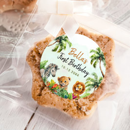 Tropisch Oerwoud Safari Ronde Sticker