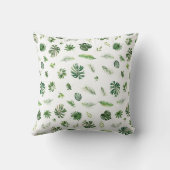Tropisch Oerwoud Safari Wilde Dieren Greenery Baby Kussen (Achterkant)