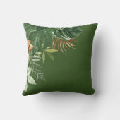 Tropisch Oerwoud Safari Wilde Dieren Jongenskweker Kussen (Achterkant)