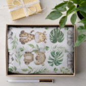 Tropisch Oerwoud Safari Wilde dieren Tissuepapier (Geschenk)