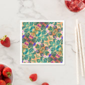 Tropisch oerwoud schilderen servet (Insitu)