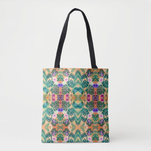Tropisch oerwoud schilderen tote bag (Voorkant)
