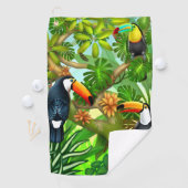 Tropisch Oerwoud Toucans Golfhanddoek (Insitu)