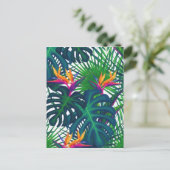 Tropisch Oerwoud uit Griekenland laat paradijs Feestdagenkaart (Staand voorkant)