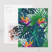 Tropisch Oerwoud uit Griekenland laat paradijs Feestdagenkaart (Voorkant / Achterkant)