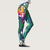 Tropisch Oerwoud uit Griekenland laat paradijs Leggings (Rechts)