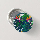 Tropisch Oerwoud uit Griekenland laat paradijs Ronde Button 3,2 Cm (Voorkant /achterkant)